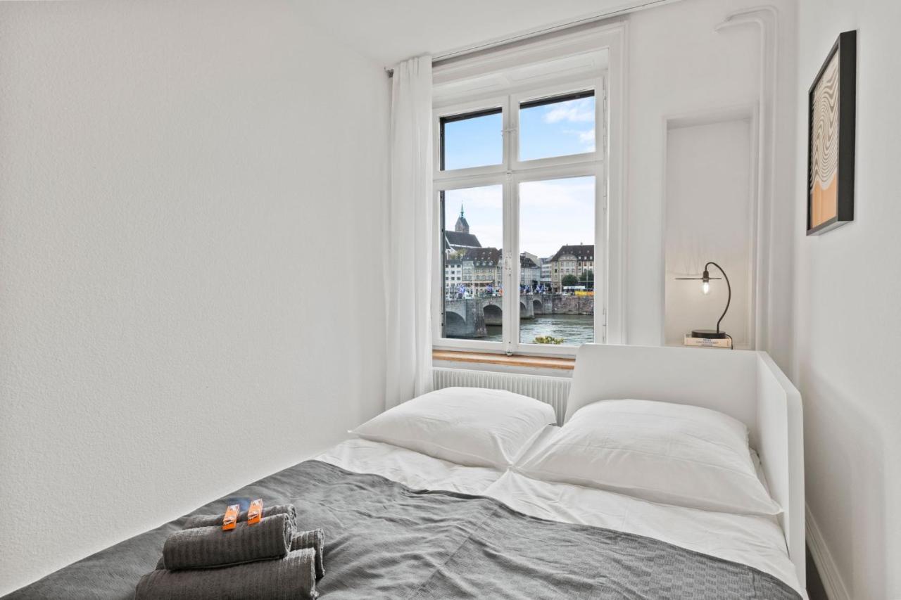 True Basel - Stadtwohnung I Rheinblick Esterno foto