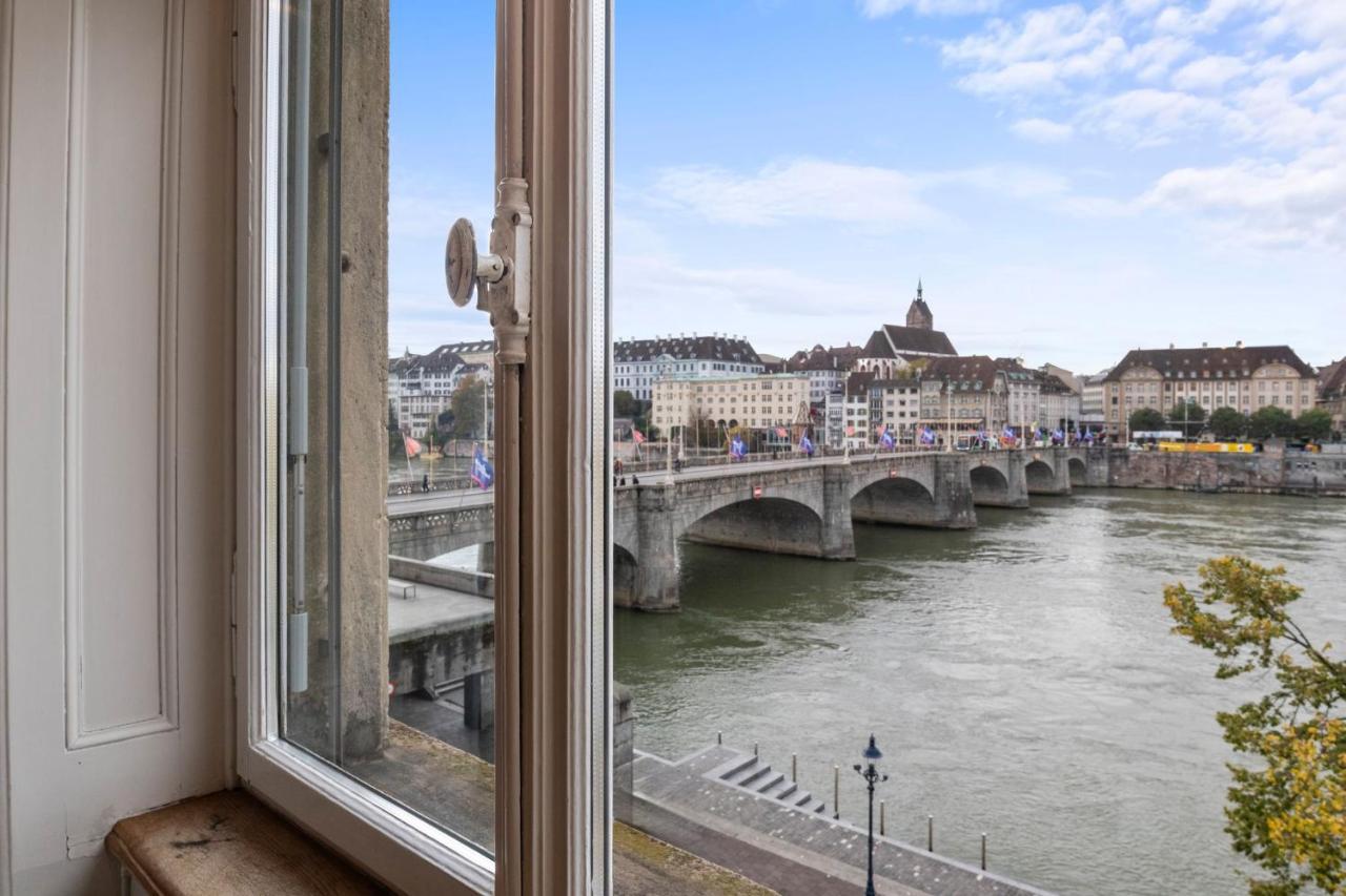 True Basel - Stadtwohnung I Rheinblick Esterno foto